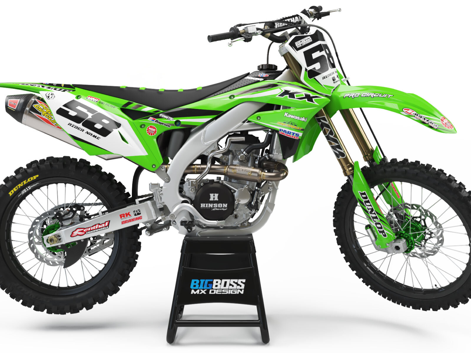 Kawasaki Decal Graphic Kits Australia Free Shipping On Motocross Decals