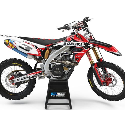 SUZUKI "TERRITORY RED" Style kit DRZ 110