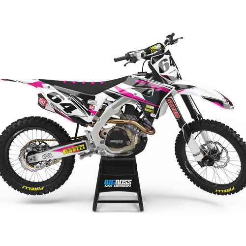 Honda "CHAMPION PINK" Style kit 125 cc and above