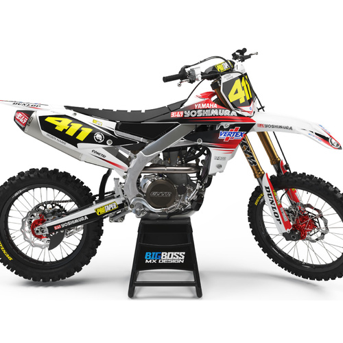 YAMAHA "VERT RED" Style kit PW 50