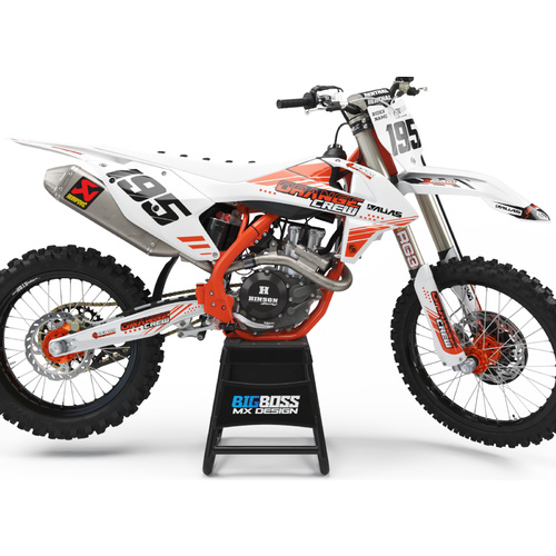 KTM "STEEL WHITE" Style kit 125cc and above