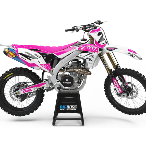 KAWASAKI "JESTER PINK" Style kit 80 / 100 cc
