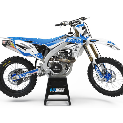 KAWASAKI "JESTER BLUE" Style kit 125cc and above