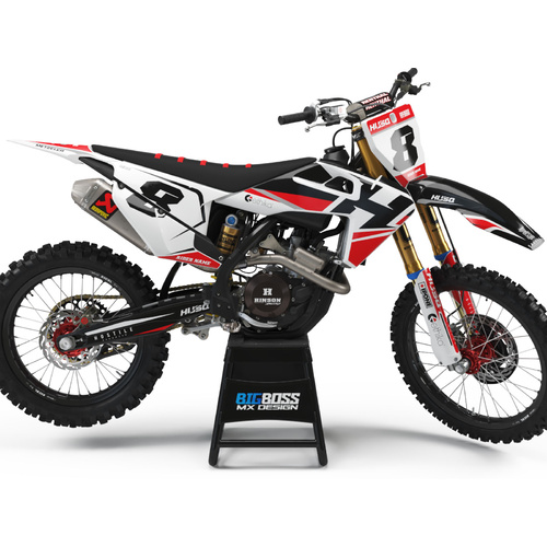 Husqvarna "DEFCON RED" Style kit 65cc