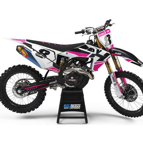 Husqvarna "DEFCON PINK" Style kit 65cc