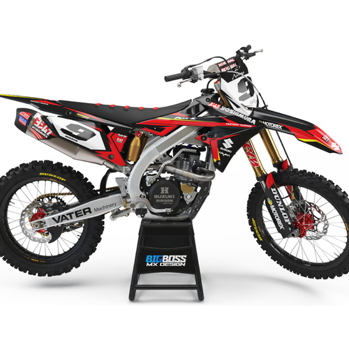 SUZUKI "PILOT RED" Style kit 125cc and above