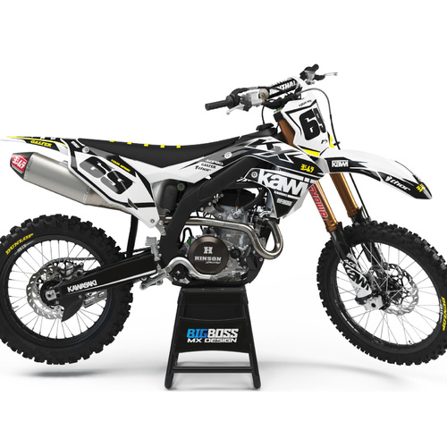 KAWASAKI "THRONE WHITE" Style kit KLX 140