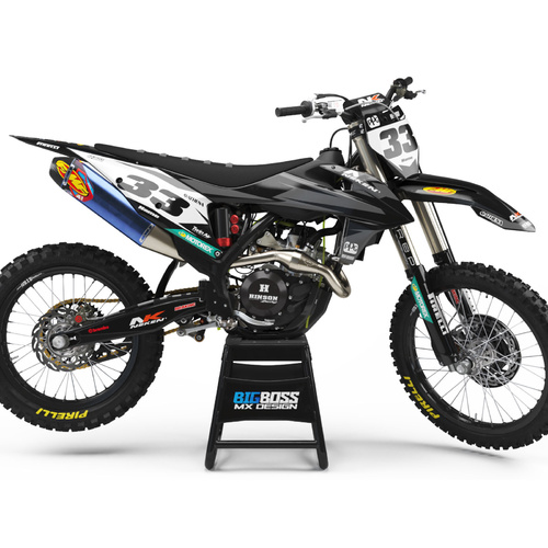 KTM "MANTRA GREY" Style kit 125cc and above