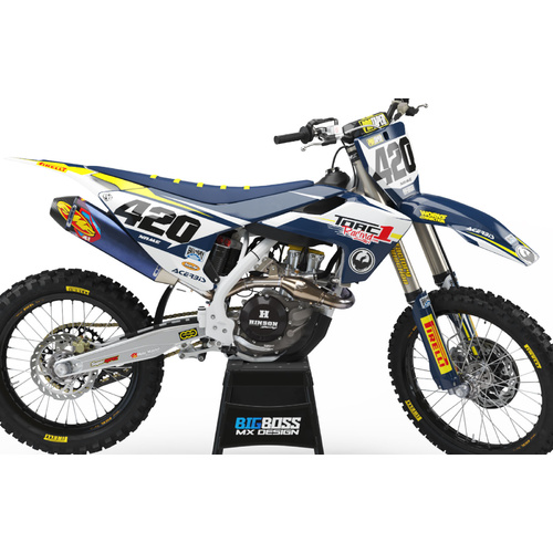 Husqvarna "FAST YELLOW" Style kit 125cc and above
