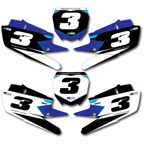 YAMAHA "CORE" style TTR 50 number plates