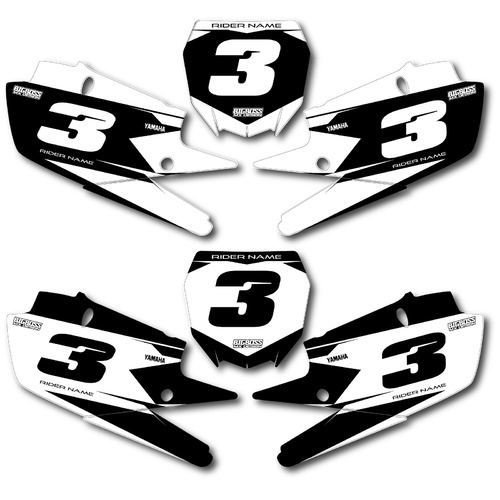 YAMAHA "VALLEY" style 65cc number plates
