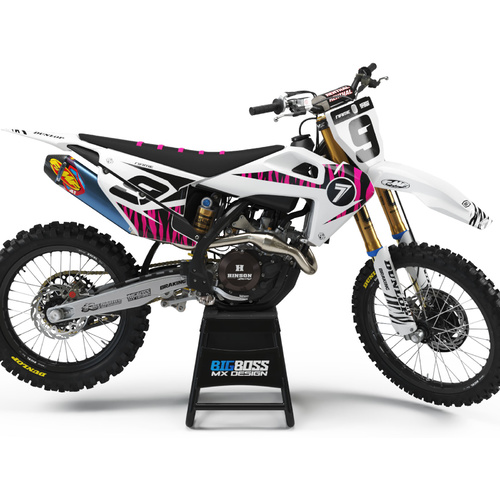 Husqvarna "RUSH PINK" Style kit 65cc