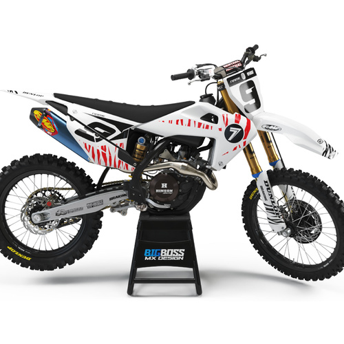 Husqvarna "RUSH RED" Style kit 125cc and above
