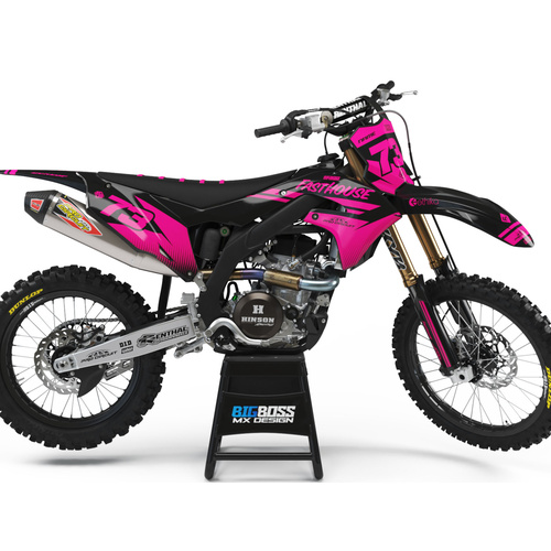 KAWASAKI "CLICK PINK" Style kit KLX 140