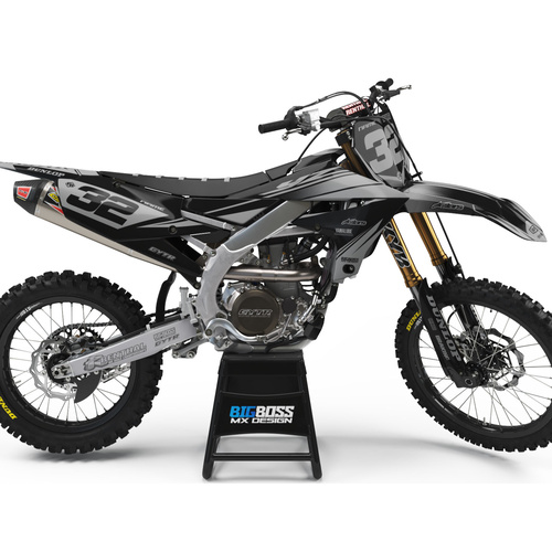 YAMAHA "DISTORT GREY" Style kit PW 50