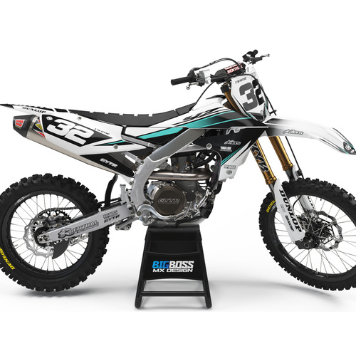 YAMAHA "DISTORT WHITE" Style kit PW 50