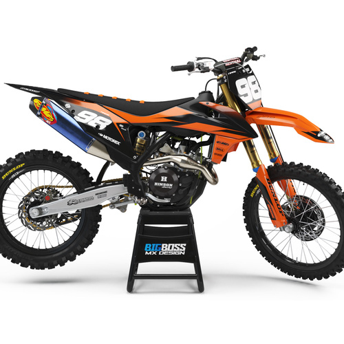 KTM "KILLA ORANGE" Style kit 125cc and above