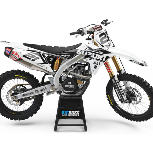 SUZUKI "SHRED WHITE" Style kit 125cc and above