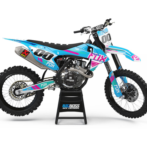 KTM "SHOX BLUE" Style kit 85cc