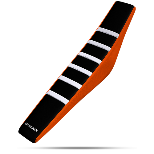 KTM GRIPPER RIBBED - WHITE/BLACK/ORANGE