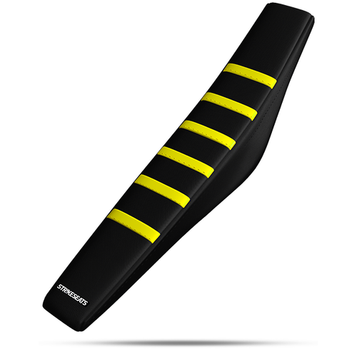 HUSQVARNA GRIPPER RIBBED - YELLOW/BLACK/BLACK